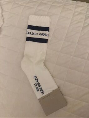 Golden Goose logo socks brand new